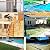 MagiDeal Glass Pool Deck Fencing Fence Spigot Bracket Post Clamp for Frameless Garden Balustrade