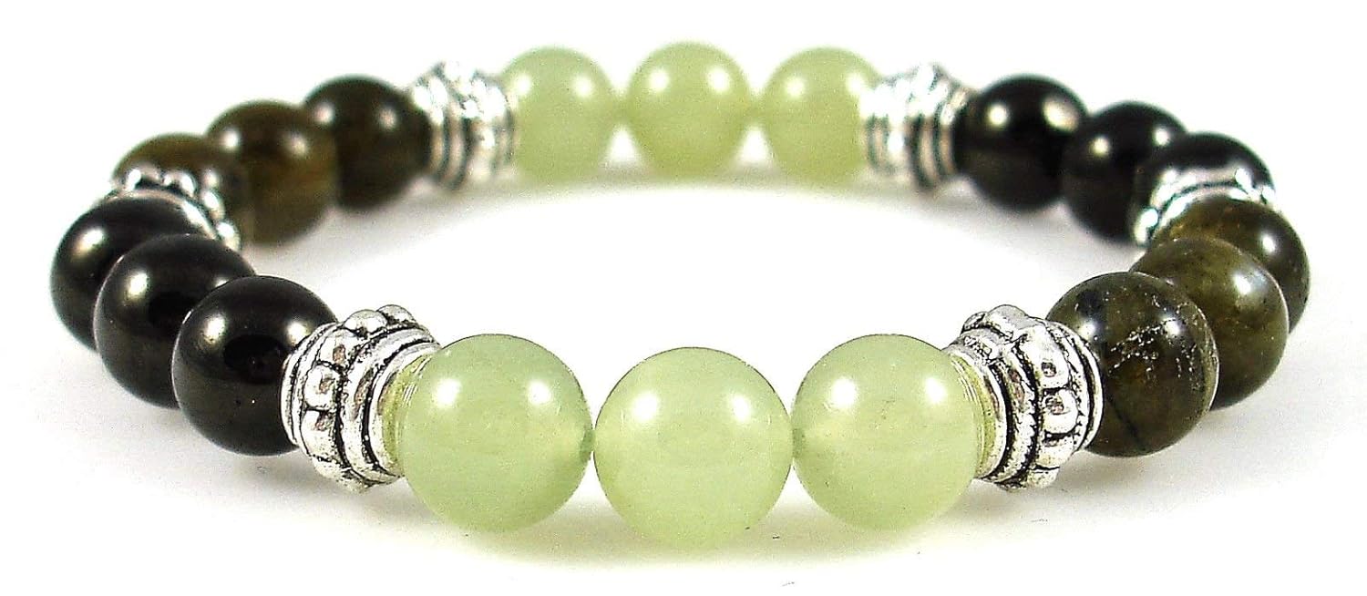 VERTIGO RELIEF 8mm Crystal Healing Gemstone Intention Bracelet Stretch