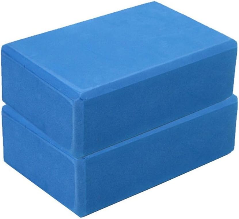 2PC Exercise Fitness Yoga Blocks, EVA Foam Brick, Provides Stability and Balance Ideal for Exercise, Pilates, Workout & Gym