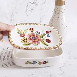 Self Draining Soap Dish, Double-layer Bar Soap