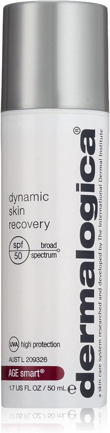 Dermalogica Dynamic Skin Recovery SPF50 Moisturiser, Hydrates & Combats Skin Ageing, Rich In Antioxidant & White Tea