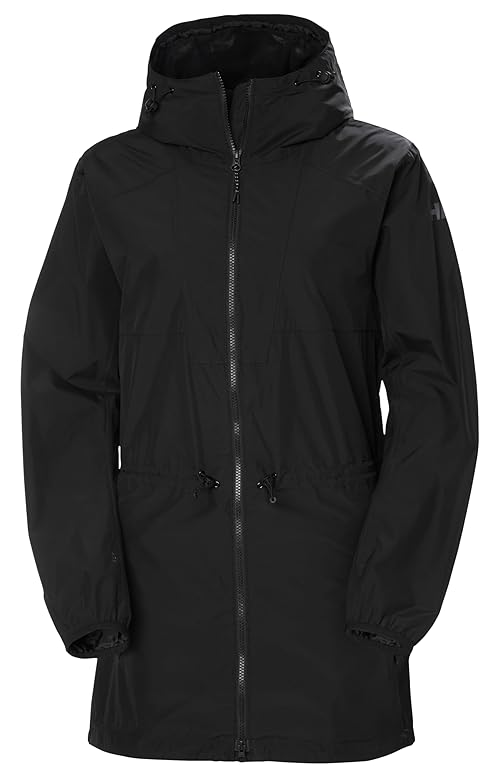Helly Hansen W Essence Mid Rain Coat L Black