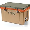 RTIC Ultra-Light 32 Quart Hard Cooler Insulated Portable Ice Chest Box for Drink, Beverage, Beach, Camping, Picnic, Fishing, Boat, Barbecue, 30% Lighter Than Rotomolded Coolers