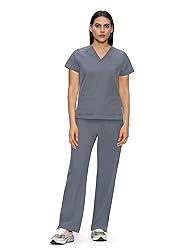 floralhue Scrubs for Women, V-Neck Scrubs Top