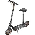 Hiboy MAX Pro Electric Scooter, 46.6 Mi Long Range, 22 MPH Power by 650W MAX Motor, 11'' Pneumatic Tires, Split Hub Design, Dual Suspension, 265lbs MAX Load, Commuting Electric Scooter for Adults