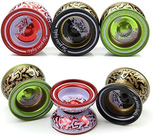 tiyee Magic Yoyo Ball V6 Locus Space Yoyo Aluminum Metal Responsive Yoyos Ball Bearing For Kids Beginners Learner