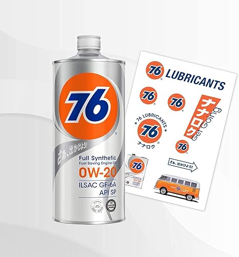 Amazon 76 Lubricants エンジンオイル 0w 16 1l 期間限定76ステッカー付き 4輪ガソリン車専用 全合成油 Api Sp Ilsac Gf 6 車 バイク 車 バイク