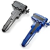 2PCS Top X Launchers with Grips, Blade X String Launcher and Comfortable Grip for Fast Launch (Black+Blue)