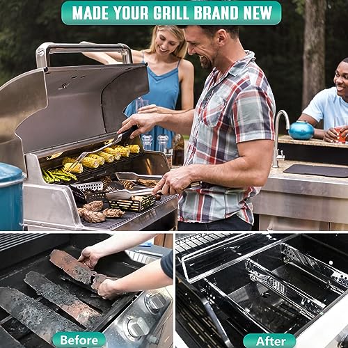 Unidanho 2 Burner Gas Grill Replacement Parts for Nexgrill 720-0830H 720-0864 720-0830A 720-0864 720-0888 720-0958A Flavorizer Bars Flame Tamers Igniters Kits