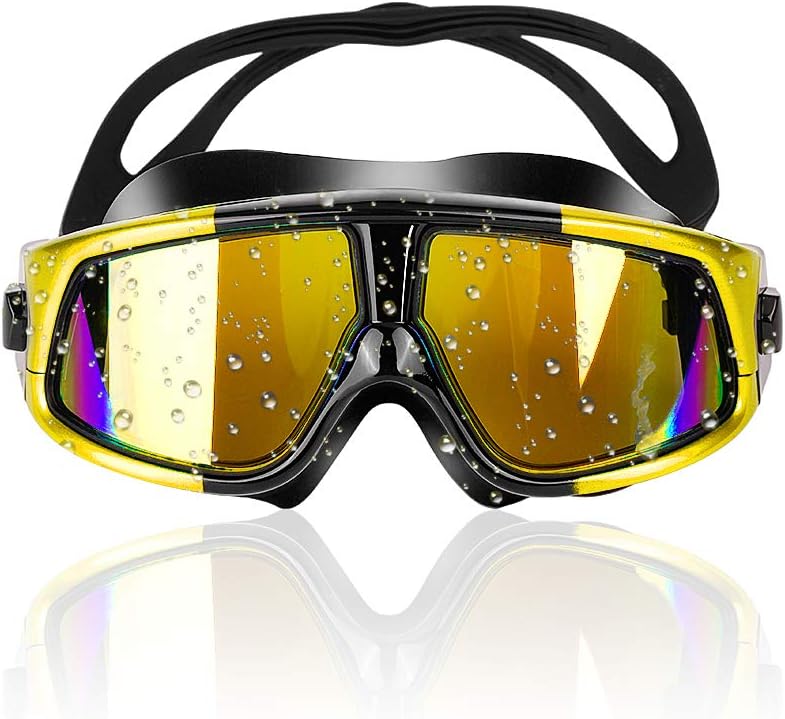 LANTING Gafas De Natación,Antivaho Gafas,Premium Cómodo Gafas De Natación Tapones Para Los Oídos