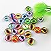 Julie Wang 10mm 100pcs Dragon Eyes Flatback Glass Cabochon Dome Cameo for Artworks Making Jewelry Craft DIY Supplies 0.39inches