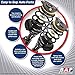For Dodge Caliber Jeep Compass New Pair Front Complete Strut Spring Assembly - BuyAutoParts 75-834512C New