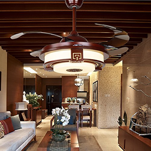 Stealth Ventilatore Lampada Stile Cinese Soggiorno Camera Da