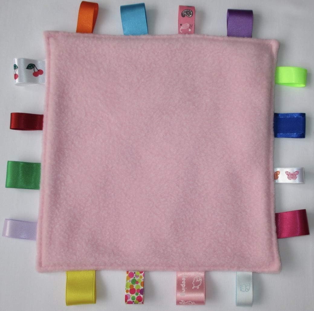 pink taggie blanket
