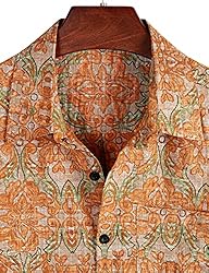 VATPAVE Mens Front Pocket Hawaiian Shirts Casual