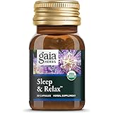 Gaia Herbs, Sleep & Relax, Sleep Support, Non Habit Forming Herbal Sleep Aid, California Poppy, Lavender, Lemon Balm, Passion