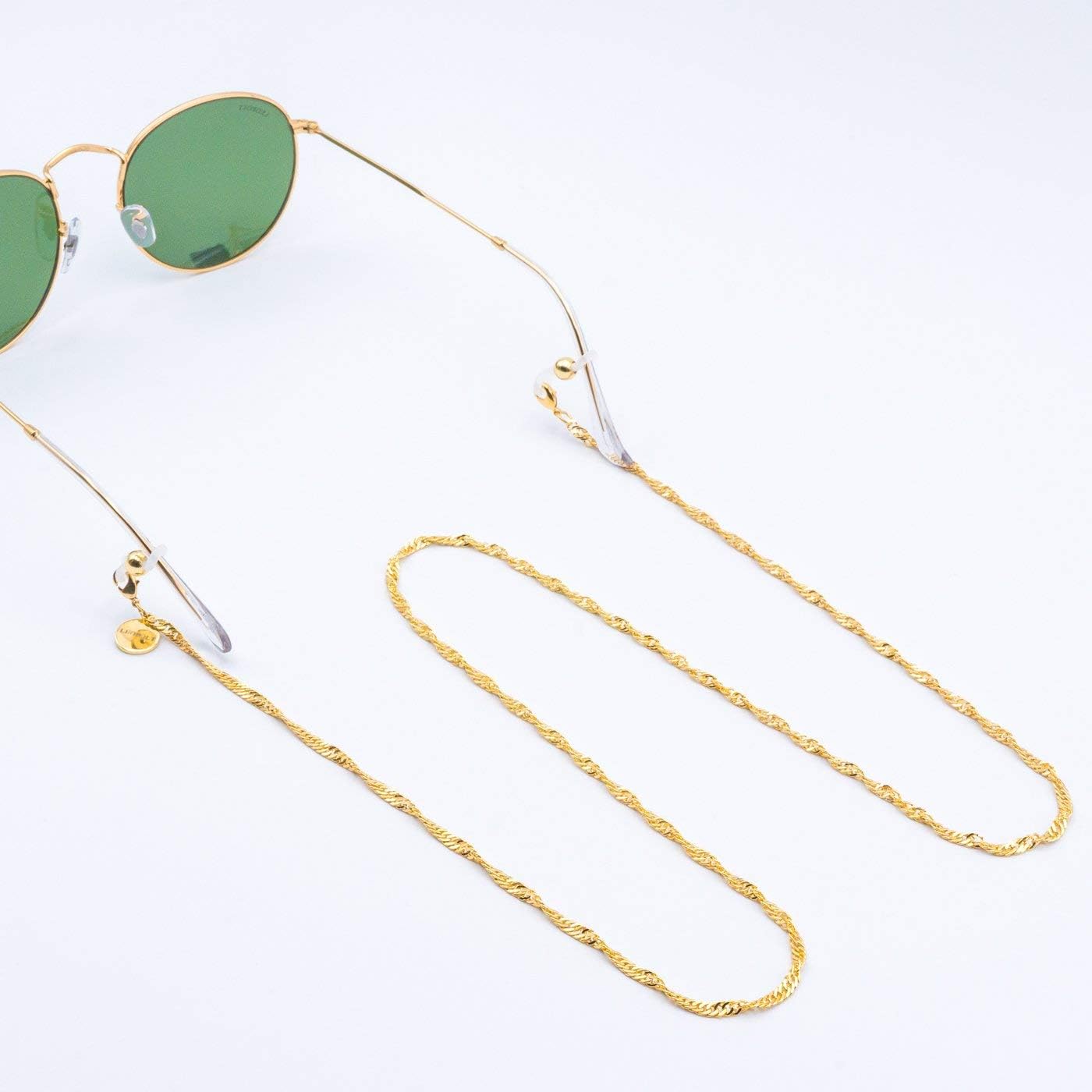 Dominica Gold Premium Brillenkette Fur Sonnenbrillen Lesebrillen Damen Brillen Sonnenbrillen Zubehor