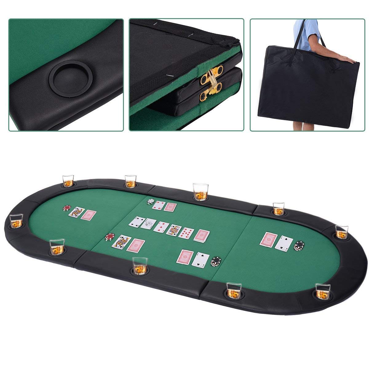 Best folding table poker top