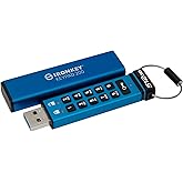 Kingston IronKey Keypad 200 Type -A Hardware-encrypted USB Flash Drive FIPS 140-3 Level 3 (Pending) with XTS-AES 256-bit Hardware Encryption - IKKP200/512GB