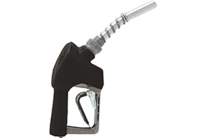 Husky Unleaded Fuel Nozzle, Made in USA, with 3-Notch Hold Open Clip and Full Grip Guard, Model 159404N-04