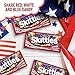 SKITTLES America Mix Red, White & Blue Patriotic Candy, 2-Ounce Full Size Bag (Pack of 24)