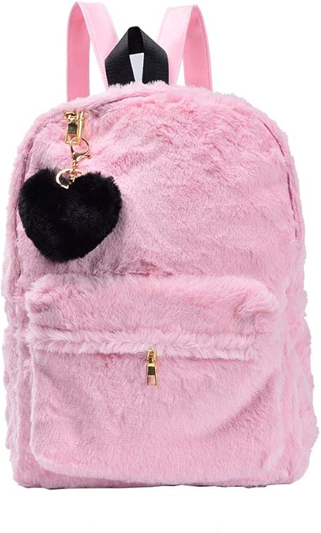 pink backpack purse