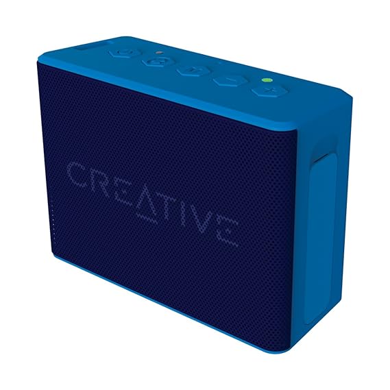 Creative MUVO 2c - Leistungsstarker, kompakter, wetterfester Wireless Bluetooth Lautsprecher (für Apple iOS/Android Smartphon