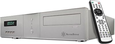 SilverStone LC11SM 300 Aluminum Silver Computer Case with 300W PSU VFD IR Remote