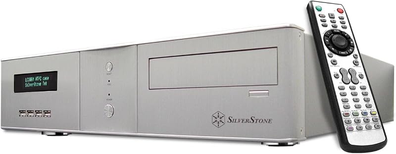 SilverStone LC11SM 300 Aluminum Silver Computer Case with 300W PSU VFD IR Remote