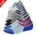 M&Z Men's Cotton No Show Ultimate Casual Anti-Slip Socks , 3 Pairs