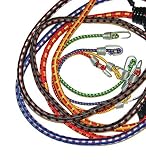S-Line SL, 12-Piece Assorted Standard Bungee Cords, Four 18-Inch, Two 24-Inch, One 30-Inch, One 36-Inch, 12 Mini Cords