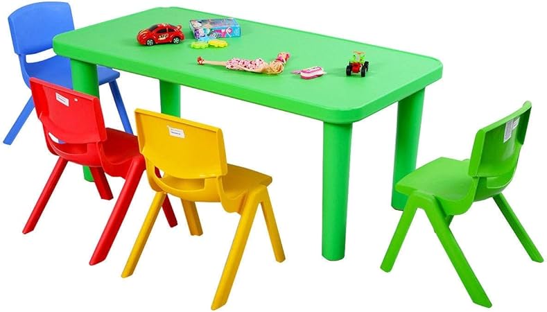 amazon plastic table and chairs
