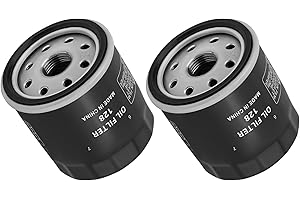 Aouton 49065-0724 Oil Filter Replacement, for kawasaki FX850V FX801V FJ180V FH381-721V FH601-770D FX751-FX1000V Engine Models, 49065-7010 oil filter elment, AM107423 120-634 1016467, Pack of 2