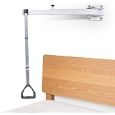Bed Mobility Assist Handle, Wall-Mounted Bedside Support Handle | 5 Locking Angles, 200 lb Weight Capacity, for Sitting Up, Turning &amp; Repositioning