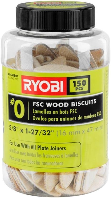 00 Fsc Wood Biscuits 150 Piece Amazon Com