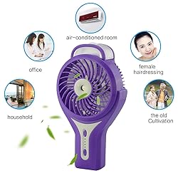 Welltop Mini Handheld USB Misting Fan with Personal