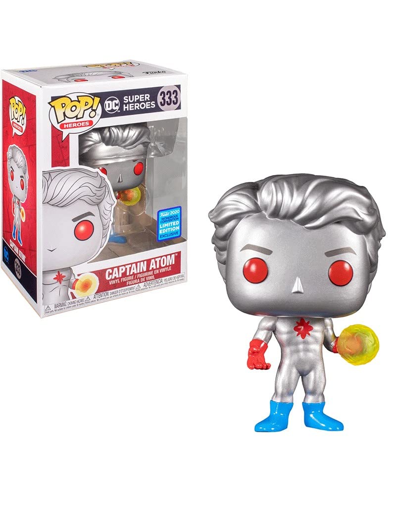 Funko POP! Heroes: DC - Captain Atom - DC Comics - Collectable Vinyl Figure - Gift Idea - Official Merchandise - Toys for Kids & Adults - Comic Books Fans - Model Figure for Collectors and Display