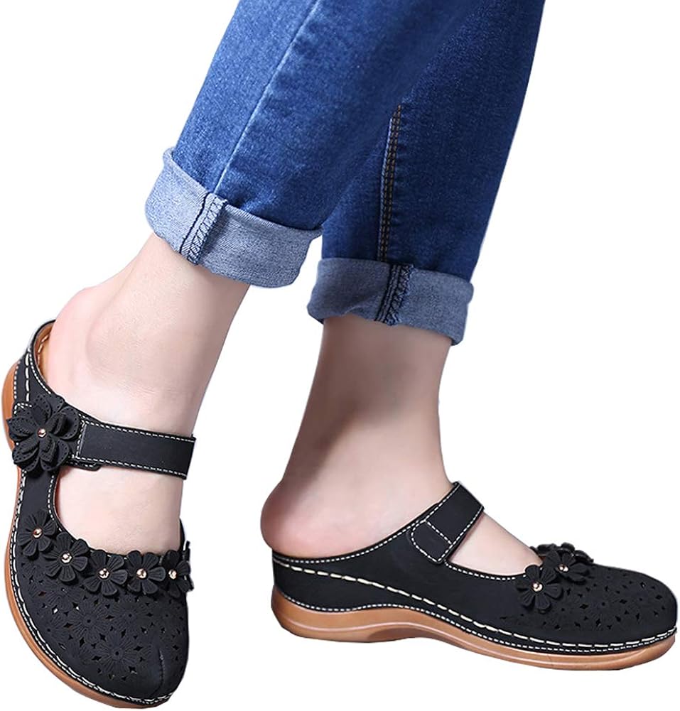 wide closed toe sandals