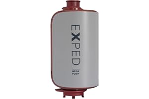 Exped Mega Pump - High Power Portable Electric Air for Inflating and Deflating Camping Pad, Rechargeable Battery USB-C Port