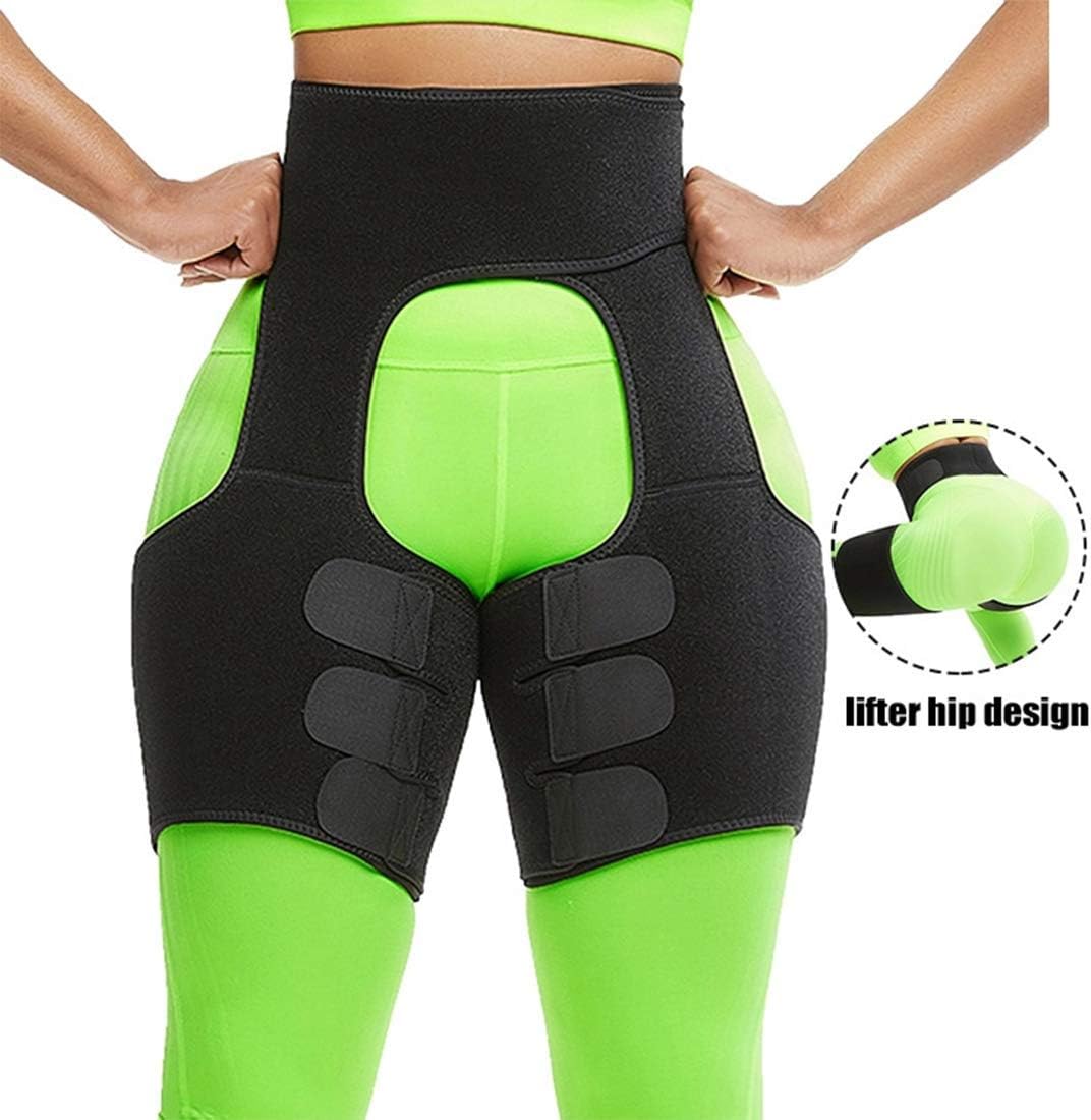Ssquat Body Sweat Band Waist Trainer - Thigh Trimmers - Butt Lifter Shapewear and Hips Belt Estimated 2-3 Days Receive