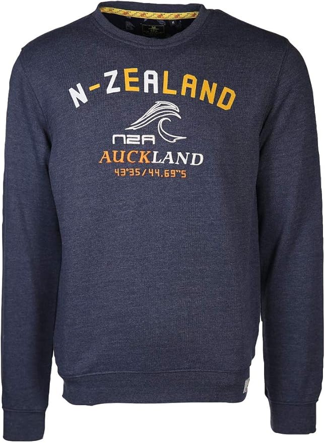 New Zealand Auckland Herren Sweatshirt Deakwood Größe M Blau (blau