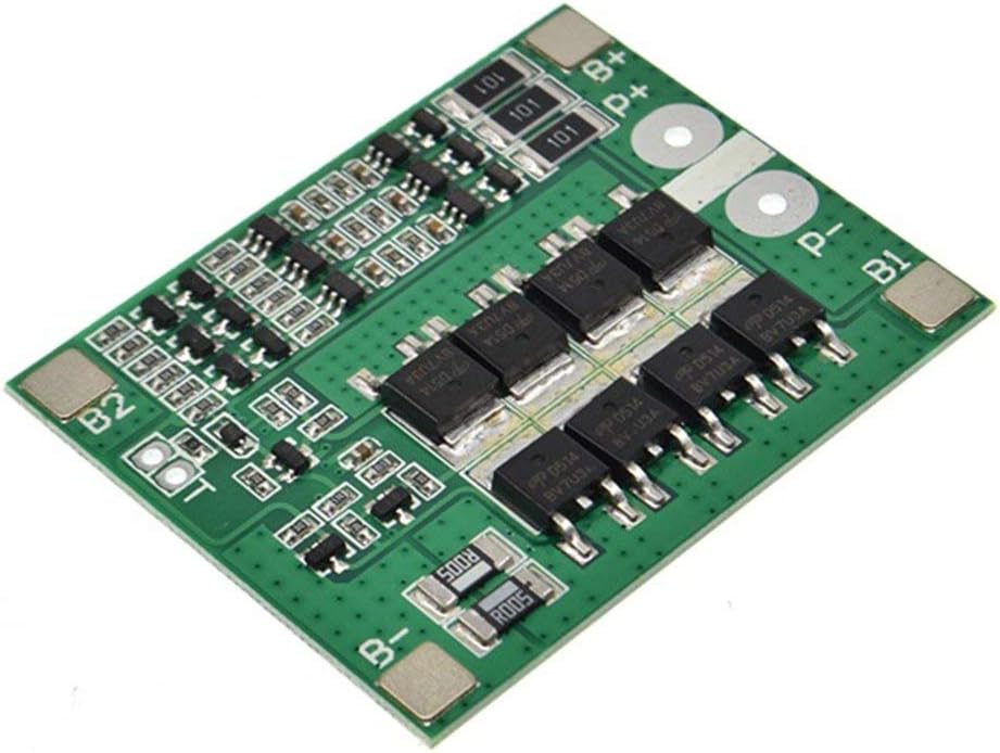 Fghdf 3S 12V 25A Li-ion Lipo Battery 18650 Board Charger Protection Cell Charging Module Electronic BMS Packs PCM with Balance