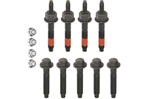 03309 Exhaust Manifold Hardware Kit, Stainless Steel Manifold Bolts Nut Kits Compatible with 05-20 Chrysler Dodge Jeep Ram Mo