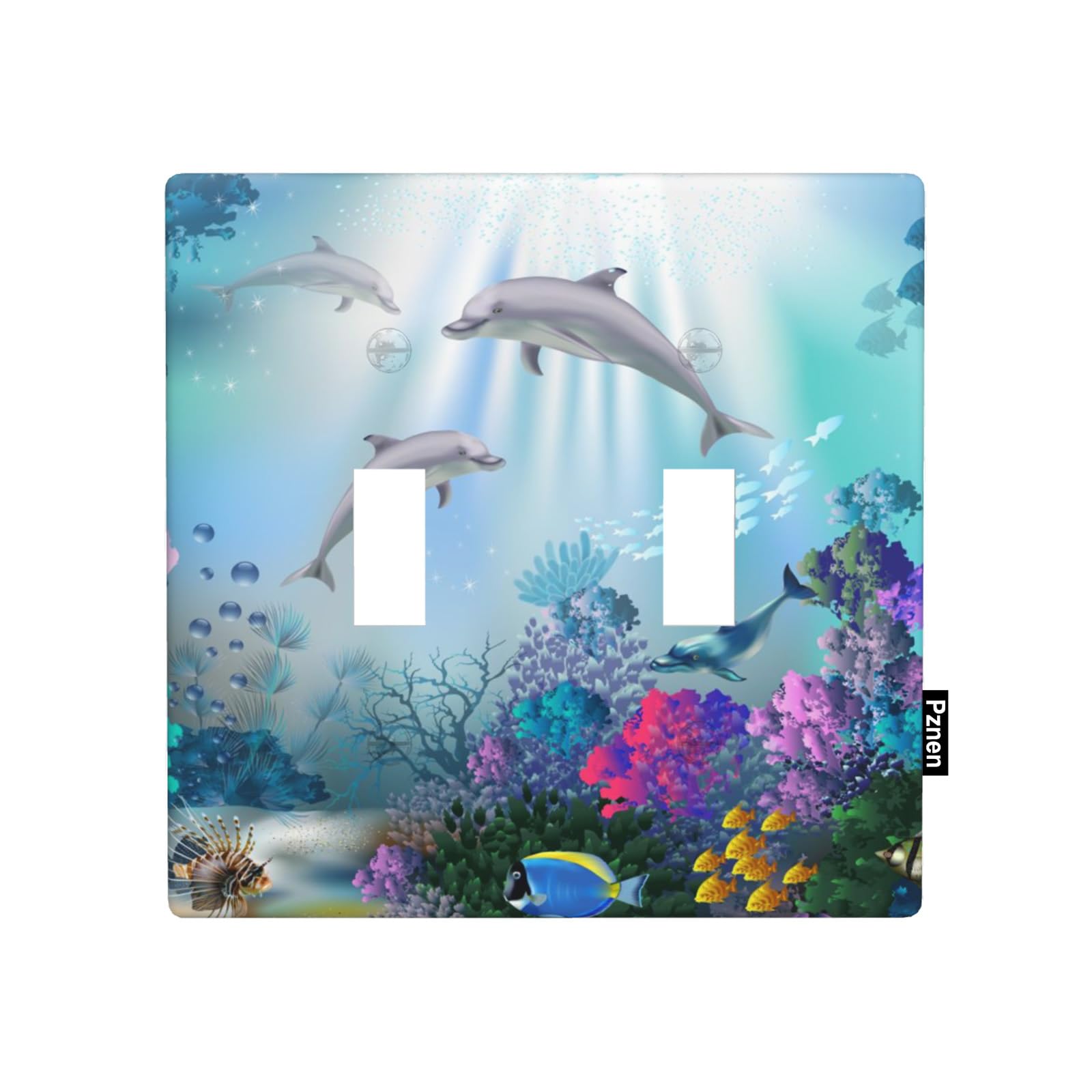 Pznen Sea Toggle Light Switch Wall Plate Ocean