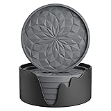 ME.FAN Silicone Coasters with Holder,[6