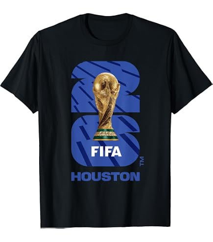Amazon.com: FIFA World CUP26 Houston Poster T-Shirt : Sports