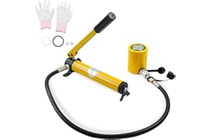 BBTEQEKN 20T Mini Hydraulic Cylinder Jack, CP-180 Manual Hydraulic Pump Jack, Single Acting Mini Jack Ram, for Machinery Shipbuilding, Industrial Engineering, Auto Repair