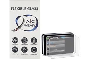 A1C WEAR - 9H Flexible Glass Screen Protector for Tandem tSlim X2 and tFlex Insulin Pumps - Won't Crack or Chip - Anti-Scratch Anti-Fingerprint - 2 Pack