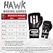 Hawk Sports Boxing Gloves for Men and Women, Comfy Boxing Training Gloves with Foam Padding for Throwing Power Punches with Confidence, Heavy Bag Boxing Gloves for Training and Sparring - Black, 10 oz