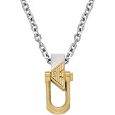 Emporio Armani Men's Two-Tone Stainless Steel Pendant Necklace (Model: EGS3243040)